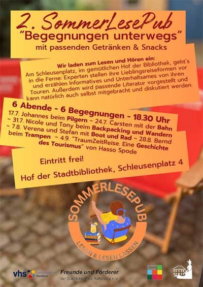 2. SommerLesePub - 3. Abend "Nicole und Tony beim Backpacking & Wandern"
