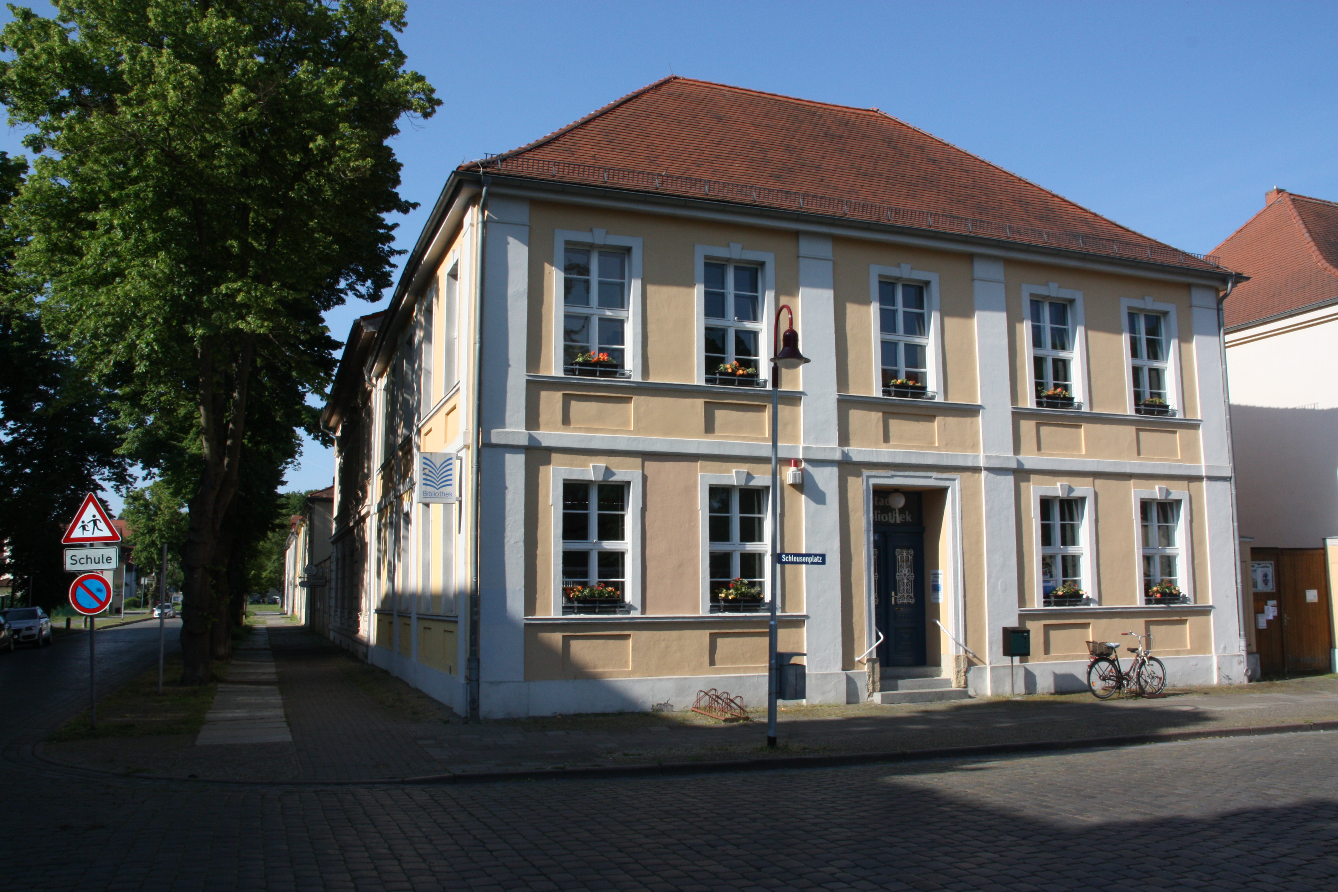 Stadtbibliothek im Sommer 2020